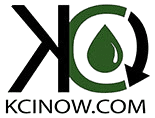 KCINOW logo featuring a stylized water drop and the text KCINOW.COM.