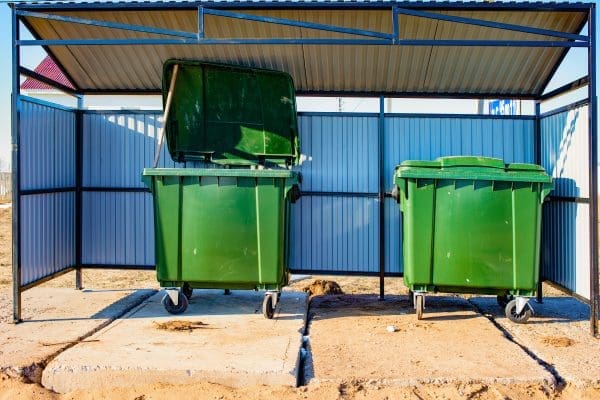 A close-up of a green leaf with visible texture and veins.