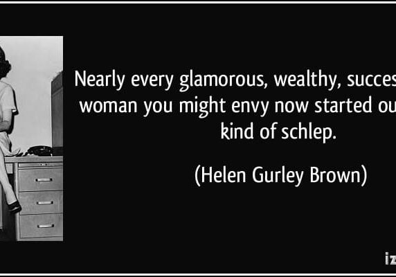 Quote about envy towards glamorous women by Helen Gurley Brown.