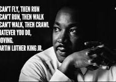 Dr. Martin Luther King Jr. shares a powerful motivational message about perseverance.
